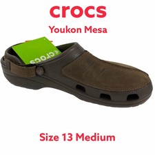 crocs men's yukon mesa slide sandal