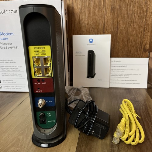 MG7540 Motorola 16x4 Docsis 3.0 Cable Modem + AC1600 WiFi Wireless Router - 第 4/11 張圖片