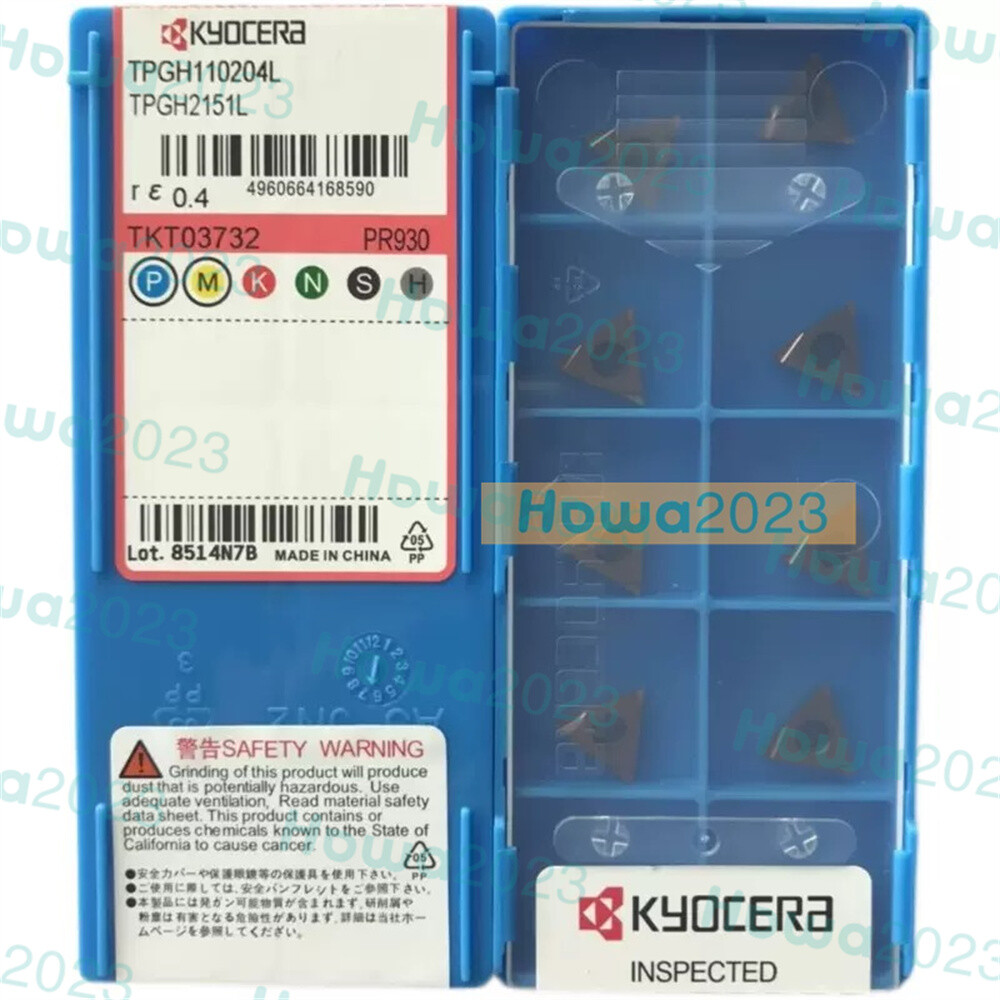 PMA プログラムCD30枚セット 10pcs/Box Kyocera TPGH110204L PR930 TPGH2151L CNC Turning Blade