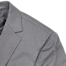 Ermenegildo Zegna Z Zegna Men  s 2-Button 100 Wool Blazer Gray   40 Long