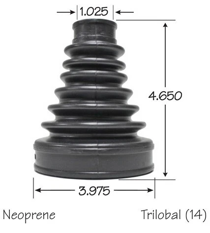 Juego de 4 kit de arranque de eje CV delantero interior exterior para Jeep Cherokee 2014-2022 todo terreno Foto 4 de 4