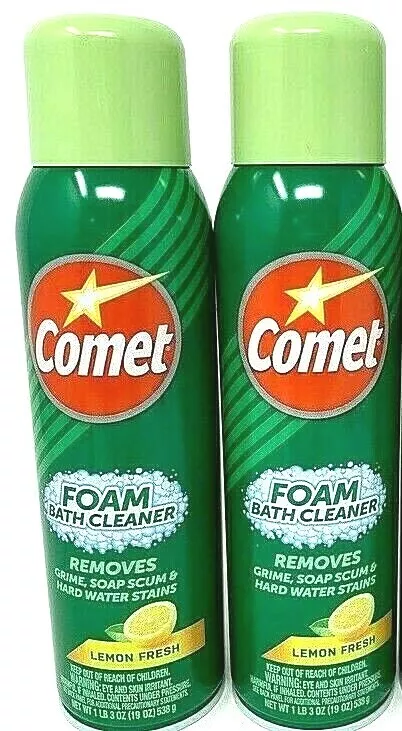 Comet Foam Bath Cleaner Spray Lemon Fresh 19 0z eBay