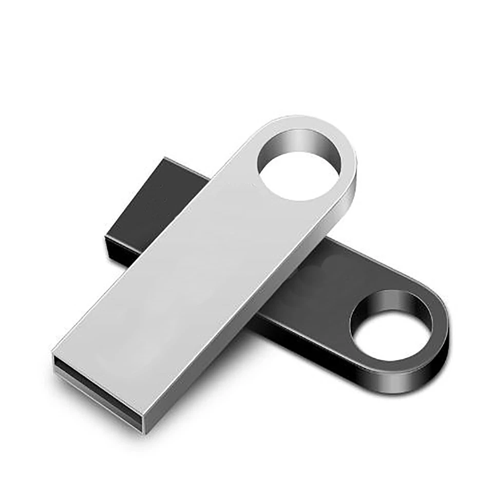 ✅ PENDRIVE USB METALLO CHIAVETTA 32 64 GB 128 GB MEMORIA PORTA CHIAVE A001 ✅ - Immagine 4 di 4