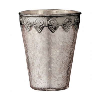 Teelichthalter Windlicht 'Delilah' rosa Vintage Retro Skandinavisch Lene Bjerre