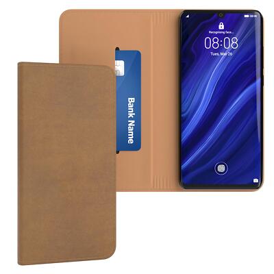 Tasche für OnePlus 7 Hülle Wallet Klapptasche Cover Etui Vintage Case Hellbraun