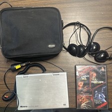 Memorex 8.5 Portable Widescreen DVD Player MM-8500 Case Headphones Plug Freddy
