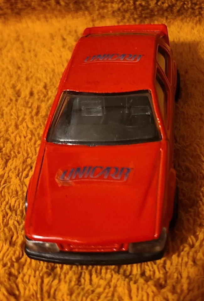 Vintage Corgi Red Saab 9000 Old Toy Car Marked Made In Gt Britain Collectible  - Image 3 of 4