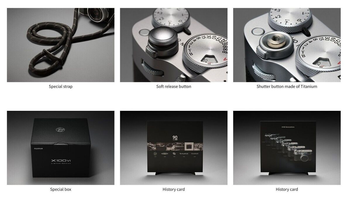 Fujifilm X100VI Limited Edition 90th Year Anniversary Brand Fujifilm X100VI Limited Edition 90th Year Anniversary Brand