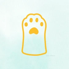 Cat Kitten Paw Vinyl Decal Pet Cat Mom Toe Beans Sticker Car Window Water Bottle