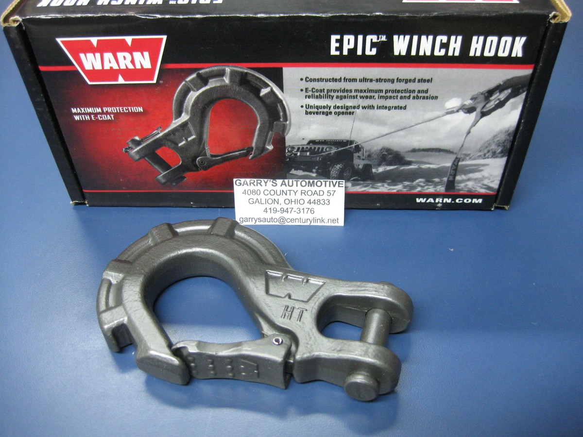 WARN 92090 Replacement 10000 Pound Epic Winch Hook Winch Latch