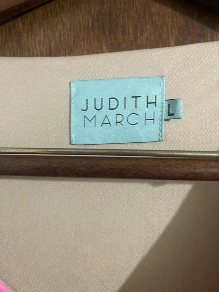 Vestido Vaina Anthropologie Judith March Forrado Campana Manga Crochet Rosa Retro M Foto 3 de 3