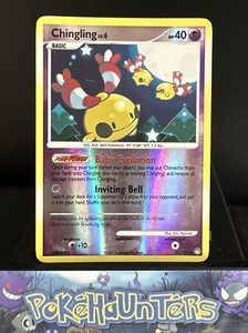 Pokemon Card Chingling 42/123 Mysterious Treasures Diamond And Pearl Reverse L/P