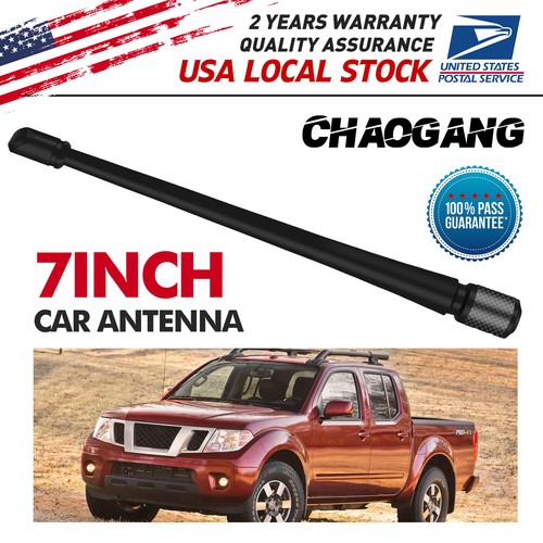 7 Inch Short Carbon Fiber Look Antenna For Chevy Silverado 1500 - AM/FM