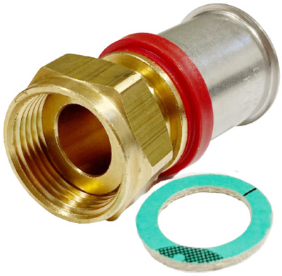 Verbundrohr Pressfitting Verschraubung TH U Kontur IG Überwurfmutter 16 20 25 32