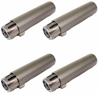 (4) Procraft PC-ADT049 3 Pin Female to 5 Pin Male Adapter XLR DMX Lighting App.