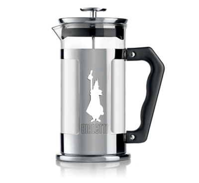 Bialetti French Press - Pressofiltro - Kaffebereiter 8 Tassen - 1 Liter - OMINO