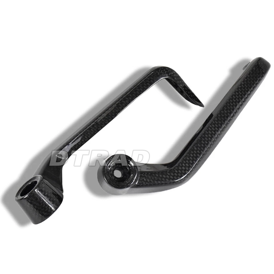 Carbon Fiber For Aprilia RSV4 Brake Clutch Lever Guard Protector Plain Glossy Foto 4 de 4