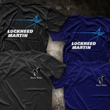 Gift Tee Lockheed-Martin Works-Skunk Aerospace Project USA Army T-Shirt Navy 475