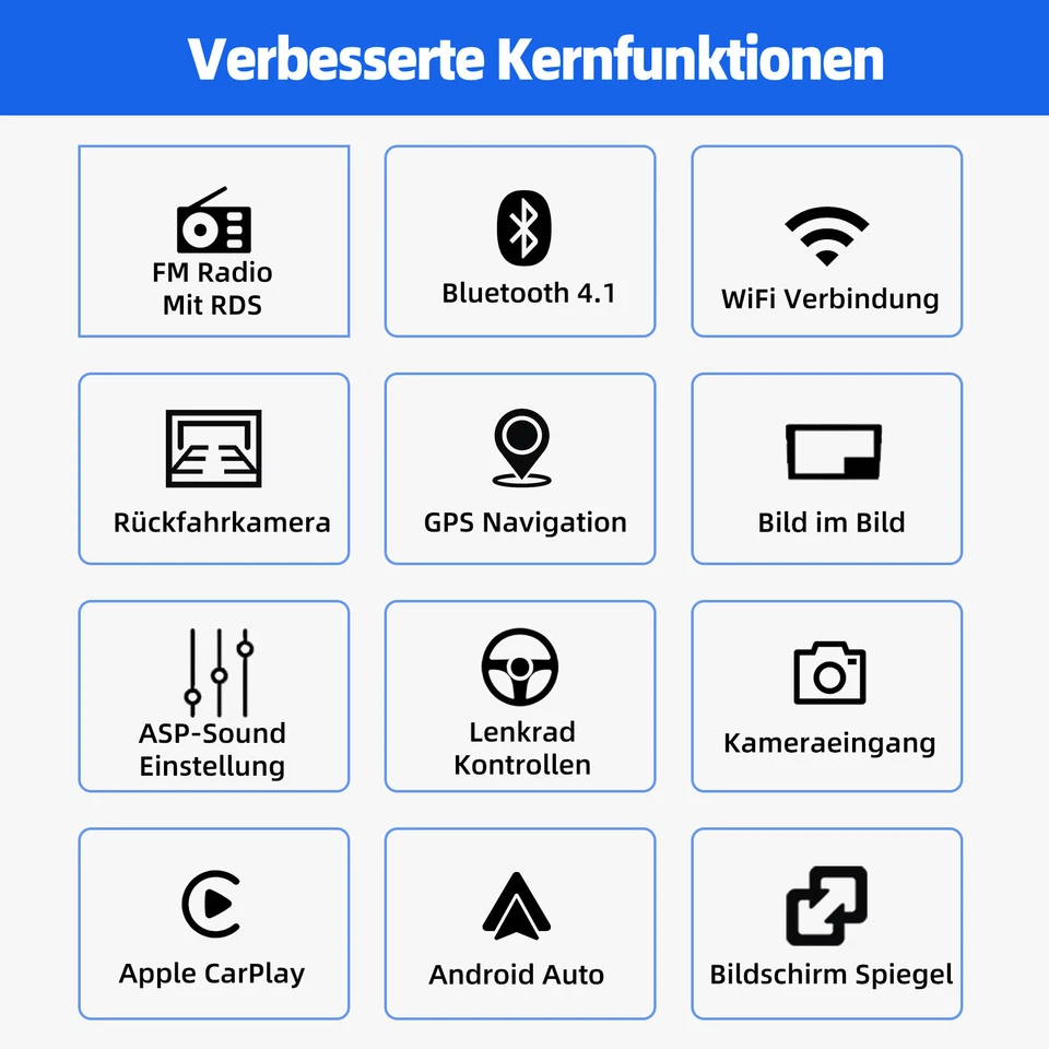 Pwe Peugeot 208/2008 2012-2018 DAB+ Android 13 Autoradio Navi CarPlay 2+32GB KAM - Immagine 3 di 4