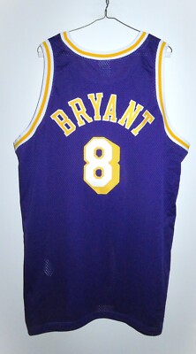 Authentic Nike Los Angeles Lakers Kobe Bryant #8 Road Purple