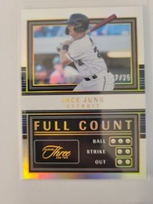 Jace Jung Full Count Holo Gold 7/25 2023 Panini Three and Two Baseball