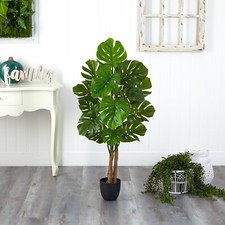 4  Artificial Monstera Tree UV Resistant Indo...