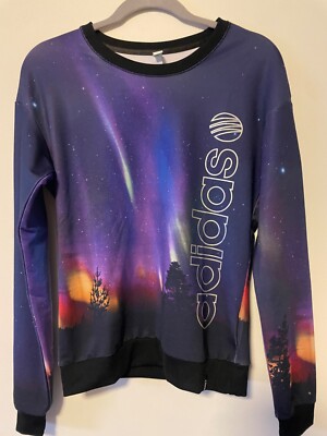 Adidas Neo Galaxy Dark Sky Long Sleeve Shirt Size Small 005