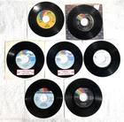 Lot of (7) 45's -Elton John, 45 RPM, 7" Singles, VG+.  See Pictures For Titles