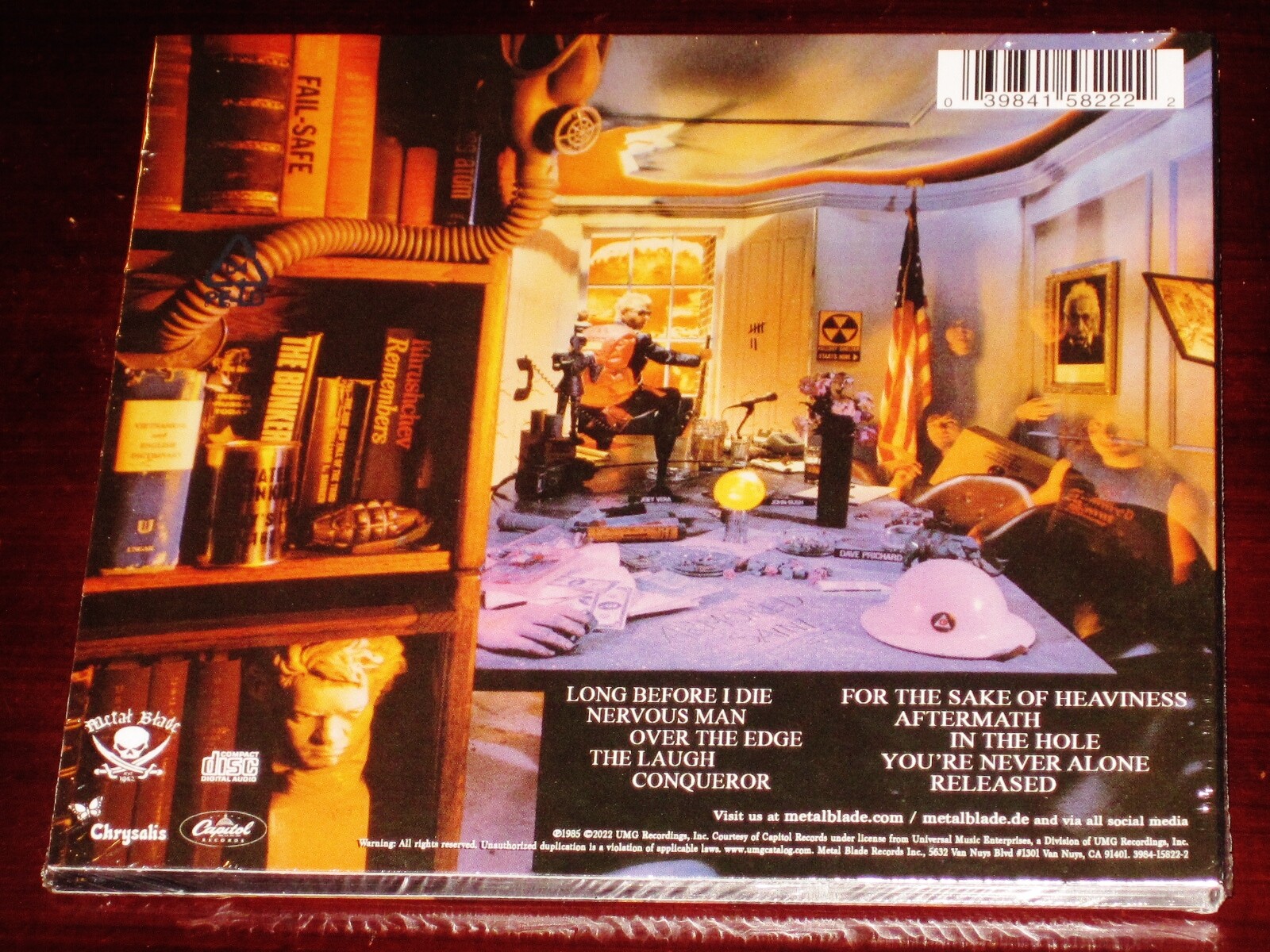 Armored Saint Delirious Nomad Limited Edition CD 2022 Reissue EU