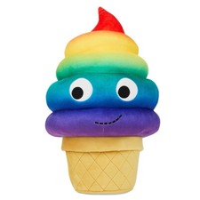 YUMMY WORLD RAINBOW SOFT SERVE SALLY ICE CREAM 16 PLUSH New With Tags Kidrobot