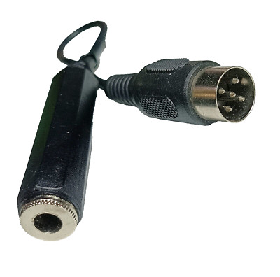 Din MIDI Würfel Stecker Kabel Adapter Klinke Klinken Kupplung 6,3mm Buchse 20cm