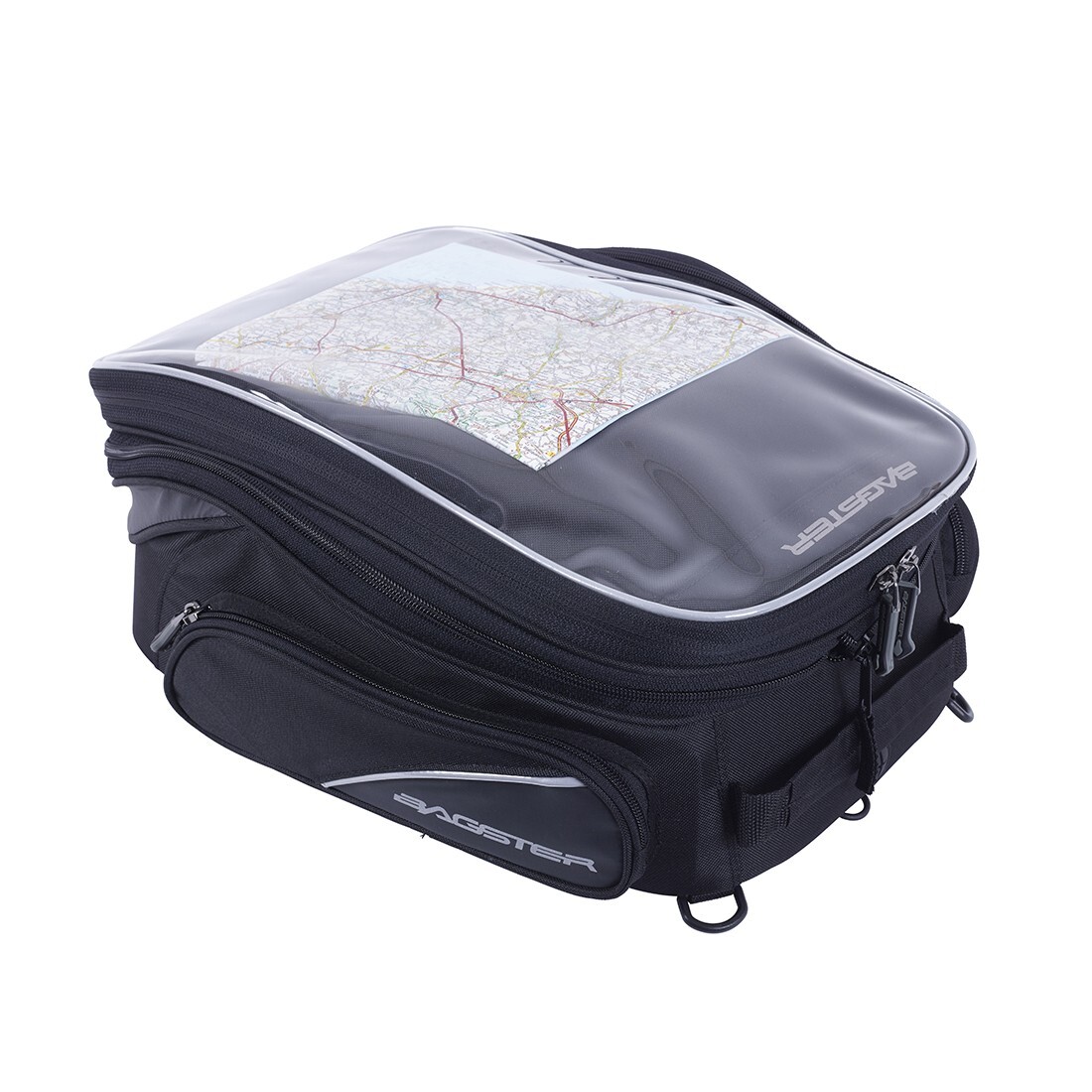 Sacoche de reservoir Bagster Boltt 27L pour moto | Noir 16x39x27 cm