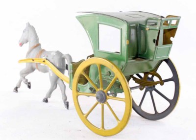 Duo de chevaux en laiton miniature maison de poupée - Le Grenier de Lisette