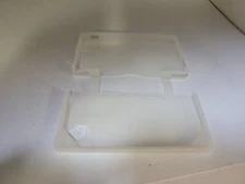NEW CLEAR WHITE SILICON COMFORT GRIP  FOR THE NINTENDO DSi CONSOLE #N56