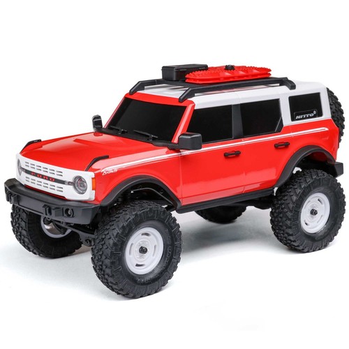 Axial AXI00006V2T6 1/24 SCX24 Ford Bronco 4X4 RTR Brushed Rock Crawler Red - Picture 2 of 12