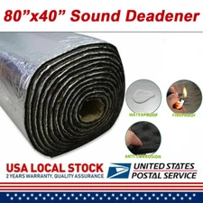80"x 40" Thermal Car Firewall Floor Heat Shield Insulation Sound Deadener Mat