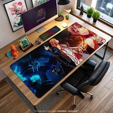 Sword Art Online Mouse Pad, SAO Desk Mat, Anime Gaming Mouse Pad for Fans