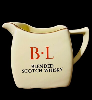Vtg BL Bulloch Lade West Highland Pottery Dunoon Argyll Scotland Whisky Pitcher