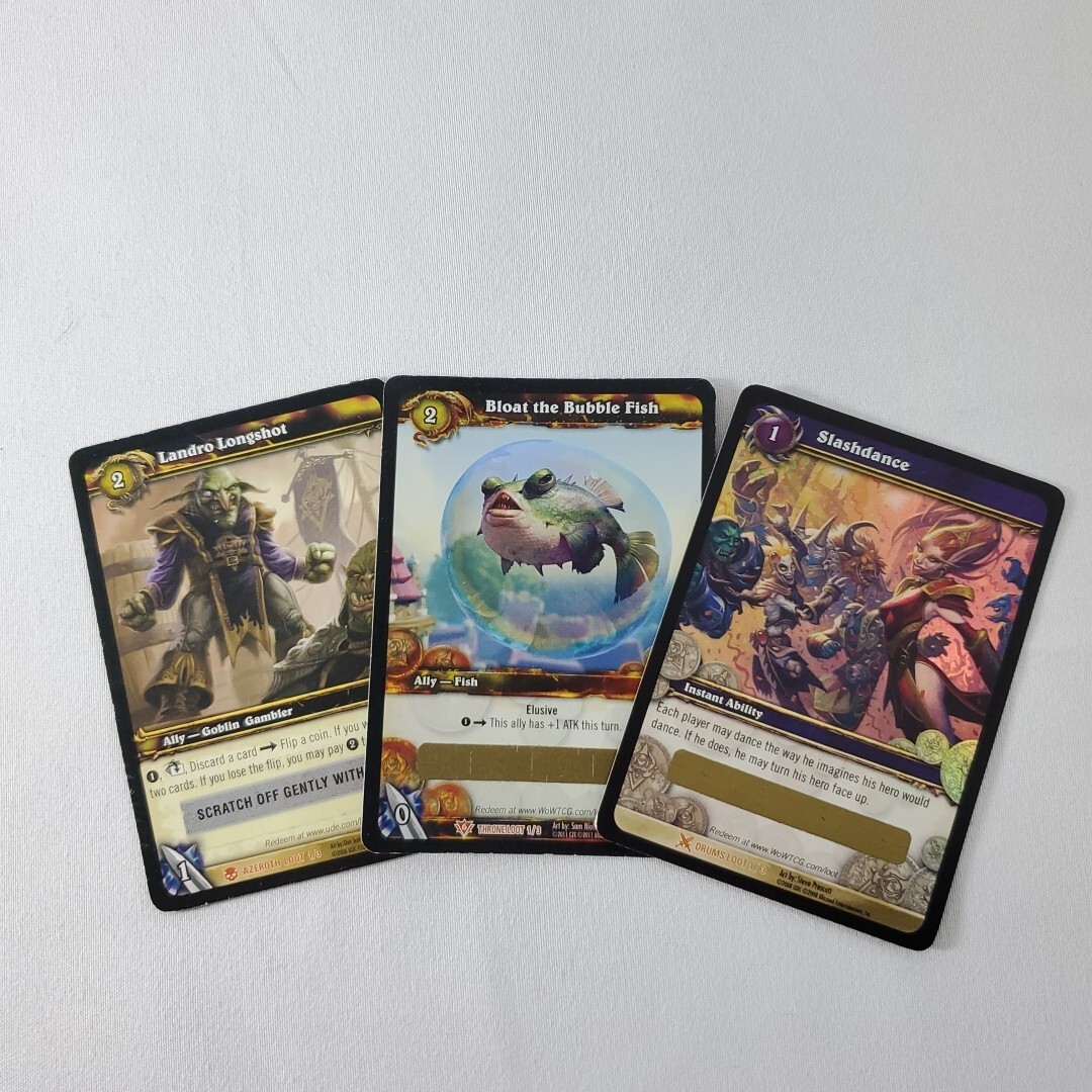 CHOOSE Pick WOW TCG Loot Card Unscratched World of Warcraft - Code