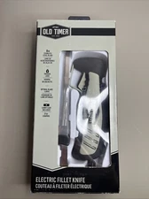 Old Timer 110V Electric Fillet Knife - 8" Fully Serrated Blade - #1140755 New
