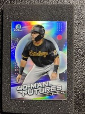 2021 Bowman Chrome Baseball 40-Man Futures #6 Nick Gonzales Pittsburgh Pirates 