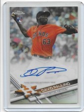 2017 Topps Chrome Rookie Autographs Refractors #RADP David Paulino /499