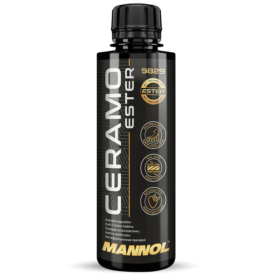 4x 250ml MANNOL Ceramo Première 9829 Antiverschleiß Additif Moteur Usure Schutz - Photo 2/2