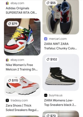 ZARA NWOT. Zara Men Multicolor Chunky Sole Running Shoes ZARA NWOT. Zara Men Multicolor Chunky Sole Running Shoes