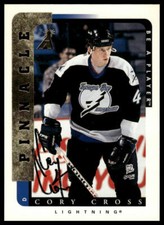 1996-97 Pinnacle Be a Player #143 Cory Cross Autographs
