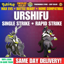 Pokemon SCARLET  VIOLET  URSHIFU RAPID STRIKE  SINGLE STRIKE    BATTLE READY  