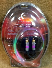 NEW Ethereal EE-D2 Digital Coaxial Audio Cable, 2M (6.5 Ft), Premium Grade