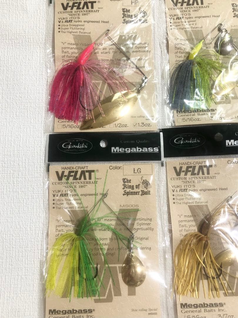Megabass V-FLAT Spinnerbait - 6 Pack - Image 2