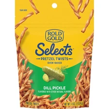 Rold Gold Selects, Dill Pickle Pretzel Twists, 4 Oz 4 Ounce (Pack of 1) 