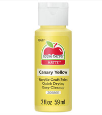 Pintura acrílica 2oz amarillo canario multiu...